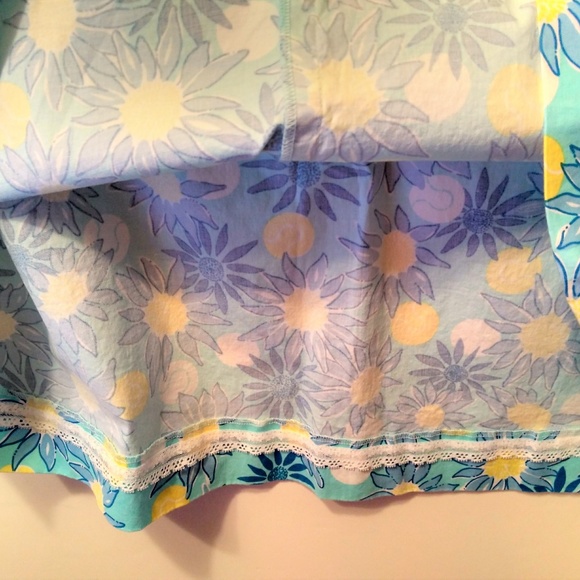 Lilly Pulitzer skirt XXL Plus size Custom Lilly Pulitzer Blue Daisys - Picture 6 of 6